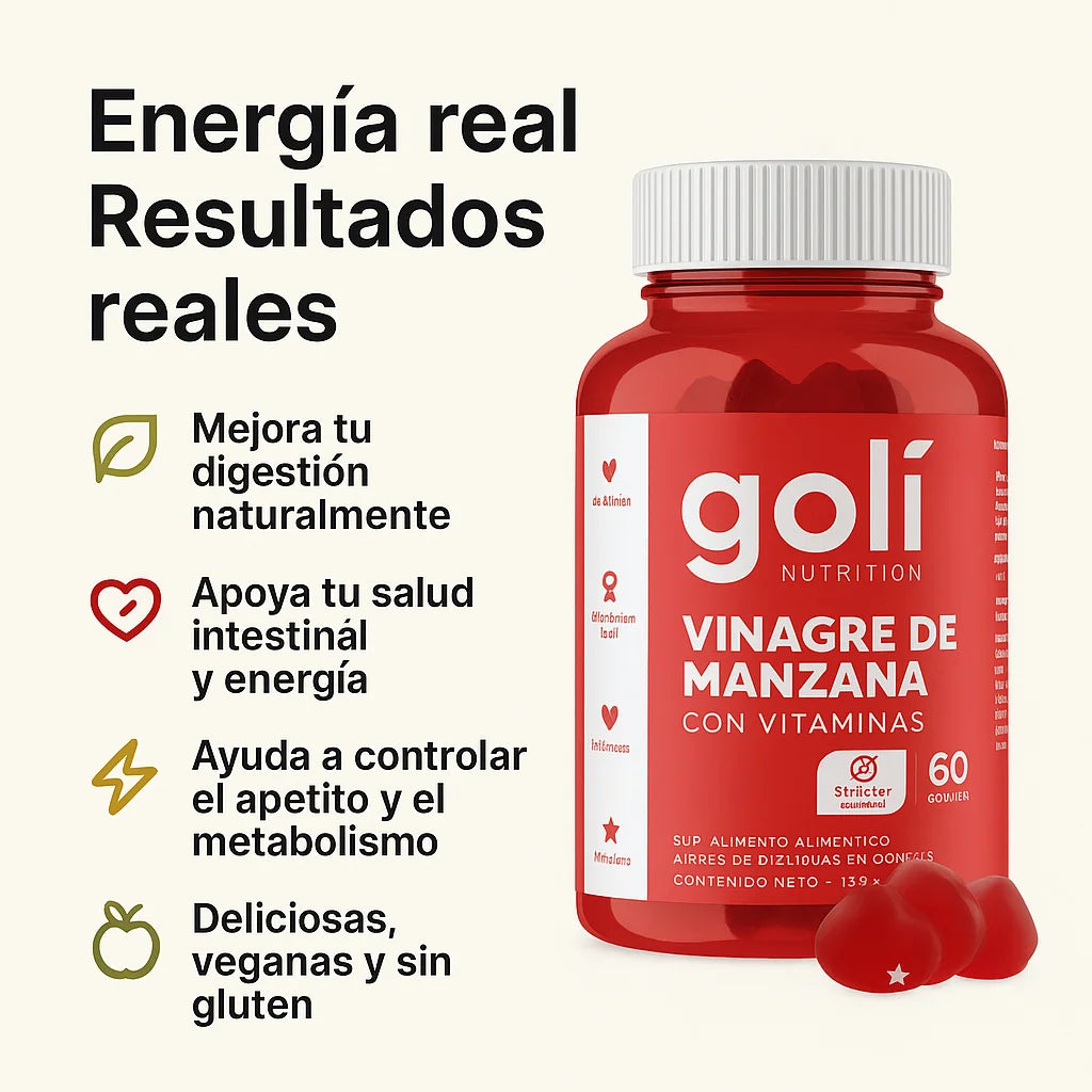 Gomitas de vinagre de manzana