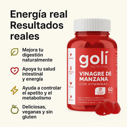 Gomitas de vinagre de manzana